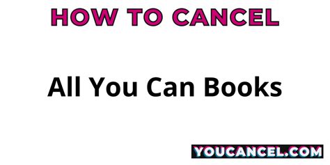 How to Cancel All You Can Books: A Delicate Balancing Act